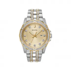 宝路华/Bulova  43 MM 不锈钢 石英机芯 手表 98K106