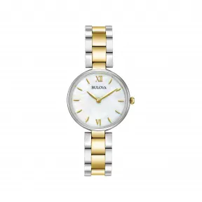 宝路华/Bulova Classic系列 27.00 MM 不锈钢 石英机芯 女表 98L226