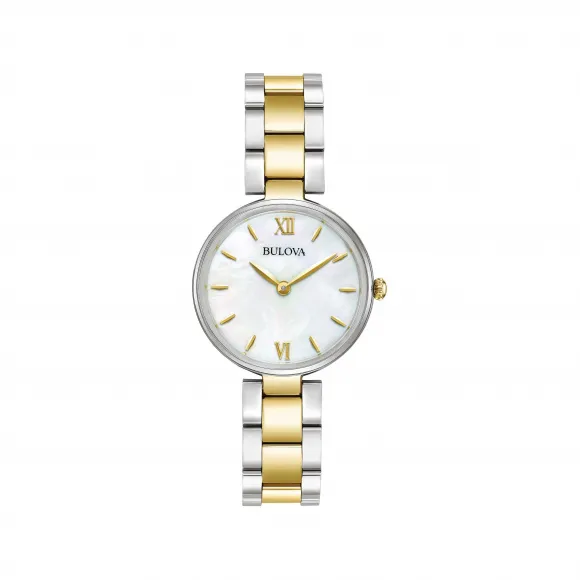 宝路华/Bulova Classic系列 27.00 MM 不锈钢 石英机芯 女表 98L226