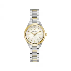 宝路华/Bulova Classic 系列 28 mm 间金色不锈钢 石英机芯 女表 98L277