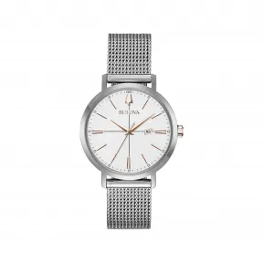 宝路华/Bulova Aerojet系列 35.00 MM 不锈钢 石英机芯 女表 98M131