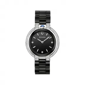 宝路华/Bulova  35 MM 不锈钢& 陶瓷制品 石英机芯 手表 98R266