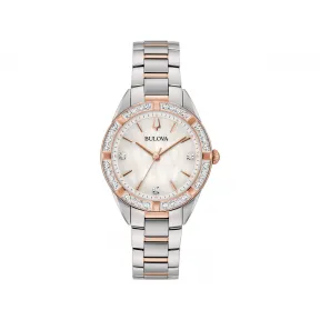宝路华/Bulova Sutton系列 32.00 MM 不锈钢 石英机芯 女表 98R281