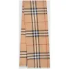 博百利/Burberry 男士 轻盈格纹丝毛混纺围巾 (驼色格纹)  37432321