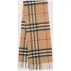 博百利/Burberry 男士 经典格纹羊绒围巾 (驼色格纹)  39295221