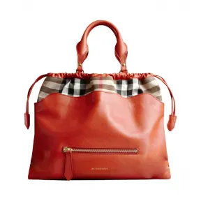 博百利/Burberry 手提包 3950041 牛皮  橙红色 39500411