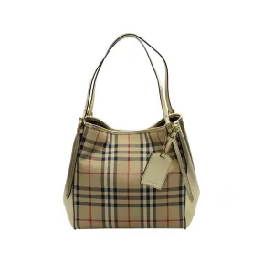 博百利/Burberry 金色 牛皮/帆布  单肩包 4003517