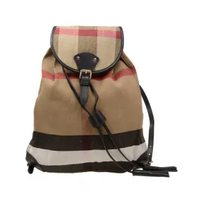 博百利/Burberry 啡色 帆布  双肩包 4012430