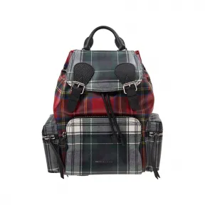 博百利/Burberry 綠色/紅色 PVC  双肩包 4067685