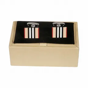 博百利/Burberry 男士 Heritage 条纹袖扣 (Vintage 格纹条纹) - 男士  40749321