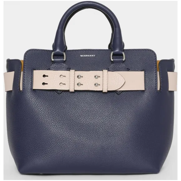 博百利/Burberry 女士 The Belt - 小号皮革贝尔特包 (摄政蓝) 40767741