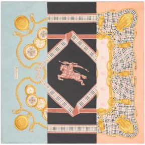 博百利/Burberry 女士 典藏围巾印花丝质方巾 (多色) 40774681