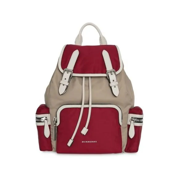 博百利/Burberry 紅色 尼龍 女性 双肩包 4078761