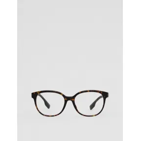 博百利/Burberry 专属标识装饰圆弧框光学眼镜 (玳瑁纹) - 女士 40814781