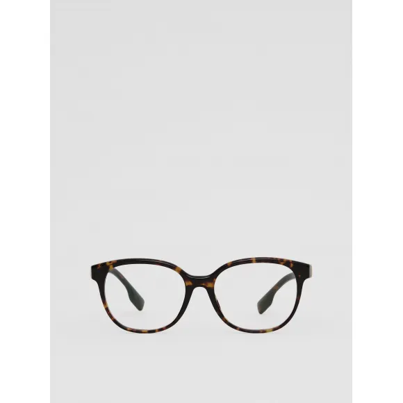 博百利/Burberry 专属标识装饰圆弧框光学眼镜 (玳瑁纹) - 女士 40814781