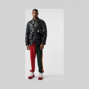 博百利/Burberry 男士 尼龙羽绒休闲西装外套 (黑色) 45588941