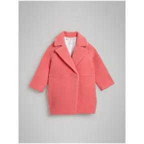 博百利/Burberry  水煮羊毛茧形大衣 (亮粉色)  80011471