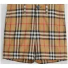博百利/Burberry 儿童用品 Vintage 格纹棉质量裁短裤 (古典黄色)  80015511