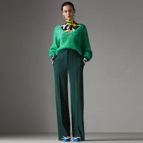 博百利/Burberry 女士 涂鸦印花弹力平织连体衣 (亮黄色) 80024501