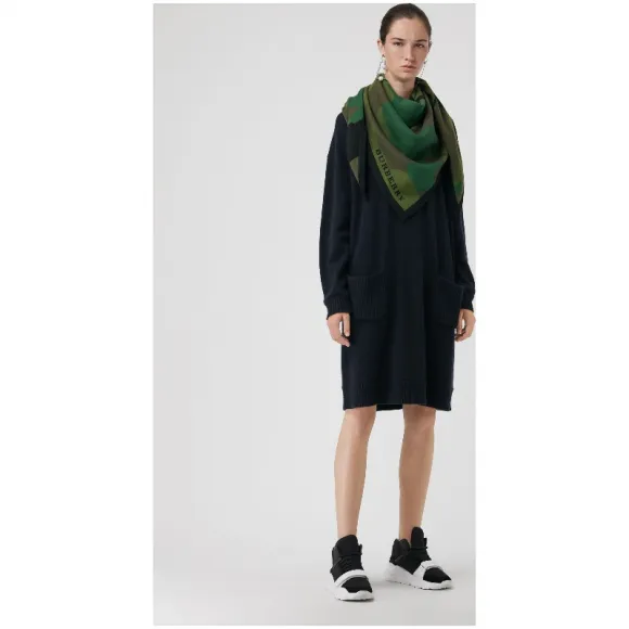 博百利/Burberry 女士 羊绒针织裙 (海军蓝) 80031981