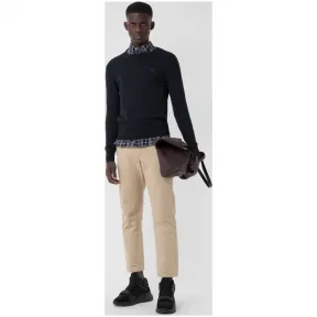 博百利/Burberry 男士 水手领羊绒针织衫 (海军蓝) - 男士  80034901