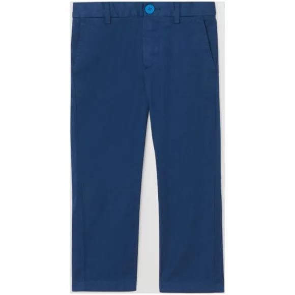 博百利/Burberry 儿童用品 棉质卡其裤 (亮海军蓝)  80046211