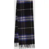 博百利/Burberry 男士 经典格纹羊绒围巾 (亮钴色)  80047001