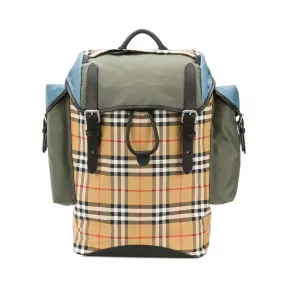 博百利/Burberry 双肩包 8005407 皮革 绿色 80054071