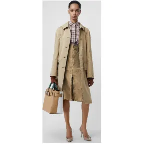 博百利/Burberry 女士 丝棉混纺高腰半裙 (米色) 80061201