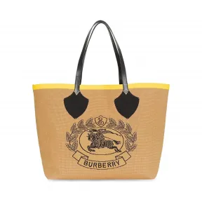 博百利/Burberry The Giant经典徽章针织托特包 80065211