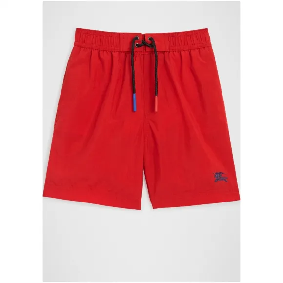 博百利/Burberry 儿童用品 抽绳式游泳裤 (军红色)  80071551