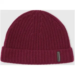 博百利/Burberry 女士 罗纹针织羊绒帽 (深莲灰色)  80076481