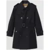 博百利/Burberry 儿童用品 棉质嘎巴甸 Trench 风衣 (黑色)  80078081