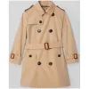 博百利/Burberry 儿童用品 棉质嘎巴甸 Trench 风衣 (蜜色)  80078091