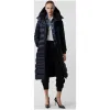 博百利/Burberry 女士 连帽羽绒服 (海军蓝) 80082091