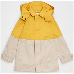 博百利/Burberry 儿童用品 可拆式连帽拼色棉质轻便大衣 (金雀花黄) - 男童装  80082181