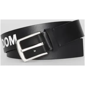 博百利/Burberry 男士 Kingdom 印花皮带 (黑色) - 男士  80104651