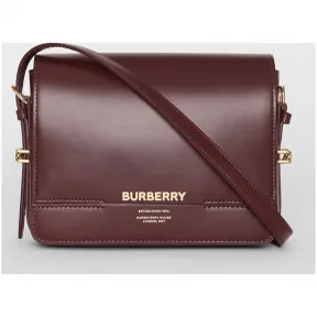 博百利/Burberry 女士 Grace - 小号皮革格雷丝包 (大不列颠红) 80119751