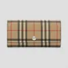 博百利/Burberry Vintage 格纹环保帆布长款钱夹  P80151161