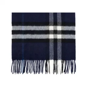 博百利/Burberry 深蓝色 100% 山羊绒 男士 围巾 80155401