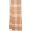 博百利/Burberry 男士 轻盈格纹丝毛混纺围巾 (浅黄褐色)  80158111