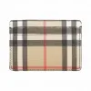 博百利/Burberry Vintage 格纹环保帆布卡片夹 (黑色) - 女士  80169721