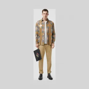 博百利/Burberry 修身棉质卡其裤  P80187031