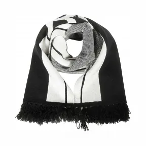 博百利/Burberry 女士 徽标羊绒提花围巾 (白色)  80217541