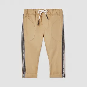 博百利/Burberry 徽标带饰棉质卡其裤  P80221001