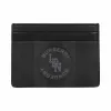 博百利/Burberry London 格纹徽标图案卡片夹 (深炭灰) - 男士  80225521