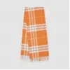 博百利/Burberry 经典格纹羊绒围巾 (亮蜜瓜色)  80226771