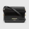 博百利/Burberry Grace - 小号鹿皮拼麂皮格雷丝包 (黑色) - 女士  80231121