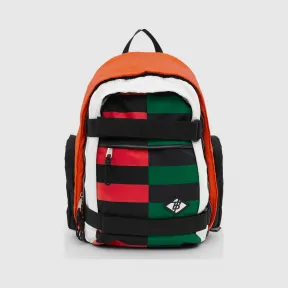 博百利/Burberry 大号拼色 ECONYL® Nevis 双肩包 (军红色 / 绿色)  80236411