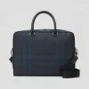 博百利/Burberry 男士 London 格纹拼皮革公文包  80237071